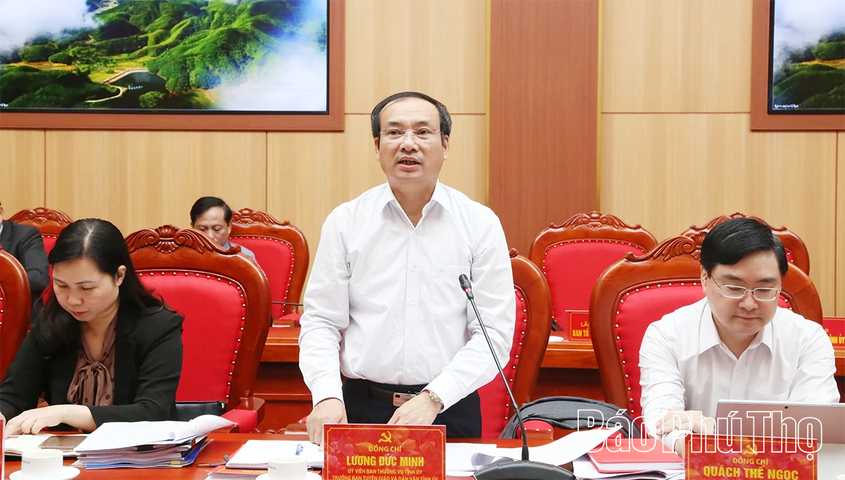 Ban Thường vụ Tỉnh ủy kiểm điểm tập thể, cá nhân năm 2025