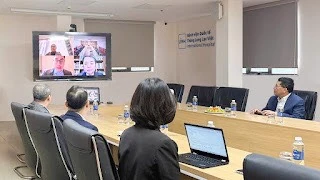 Hệ thống Bệnh viện Hữu nghị Lạc Việt trao đổi hợp tác với Hiệp hội Phổ biến Y tế Phúc lợi Tiên tiến Kyushu