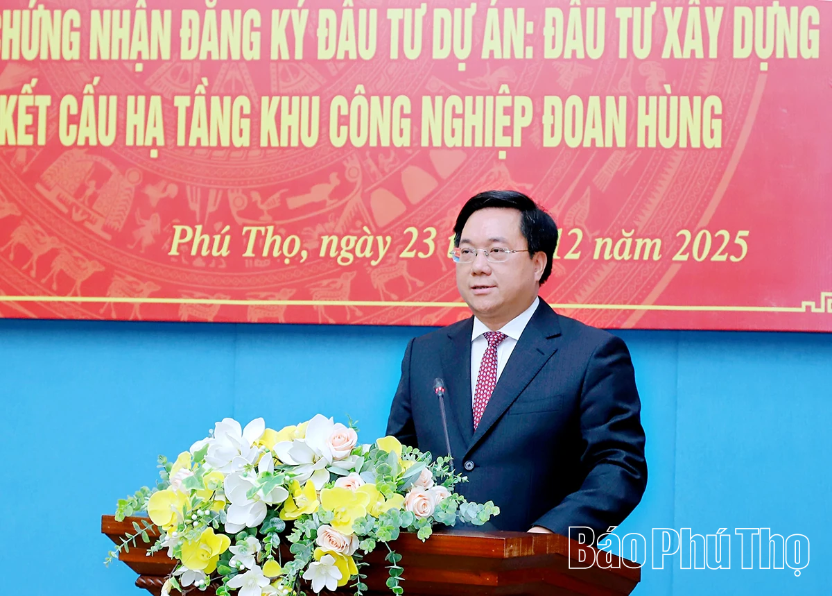 Trao Giấy chứng nhận đăng ký đầu tư cho Tập đoàn Amata