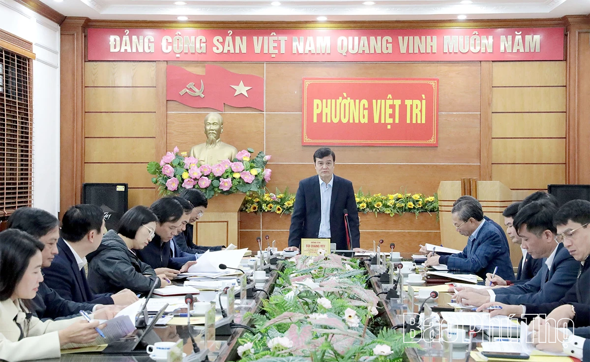 Ủy ban Thường vụ Quốc hội – Hội đồng bầu cử quốc gia giám sát, kiểm tra công tác bầu cử tại tỉnh Phú Thọ