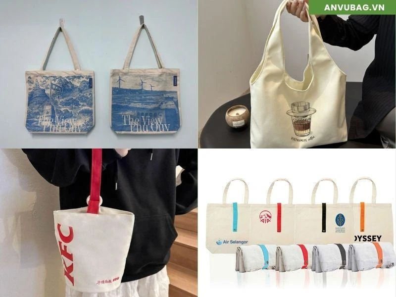 Túi Vải An Vũ - Chuyên sản xuất và in túi tote vải bố theo yêu cầu giá rẻ