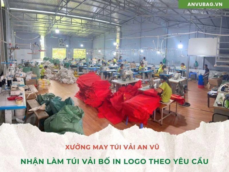 Túi Vải An Vũ - Chuyên sản xuất và in túi tote vải bố theo yêu cầu giá rẻ