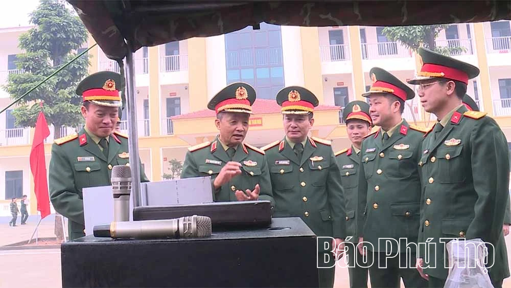 Bộ Quốc phòng kiểm tra công tác chuẩn bị huấn luyện tại Phú Thọ