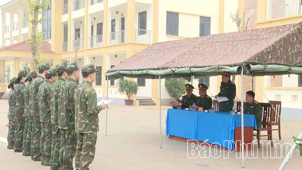 Bộ Quốc phòng kiểm tra công tác chuẩn bị huấn luyện tại Phú Thọ
