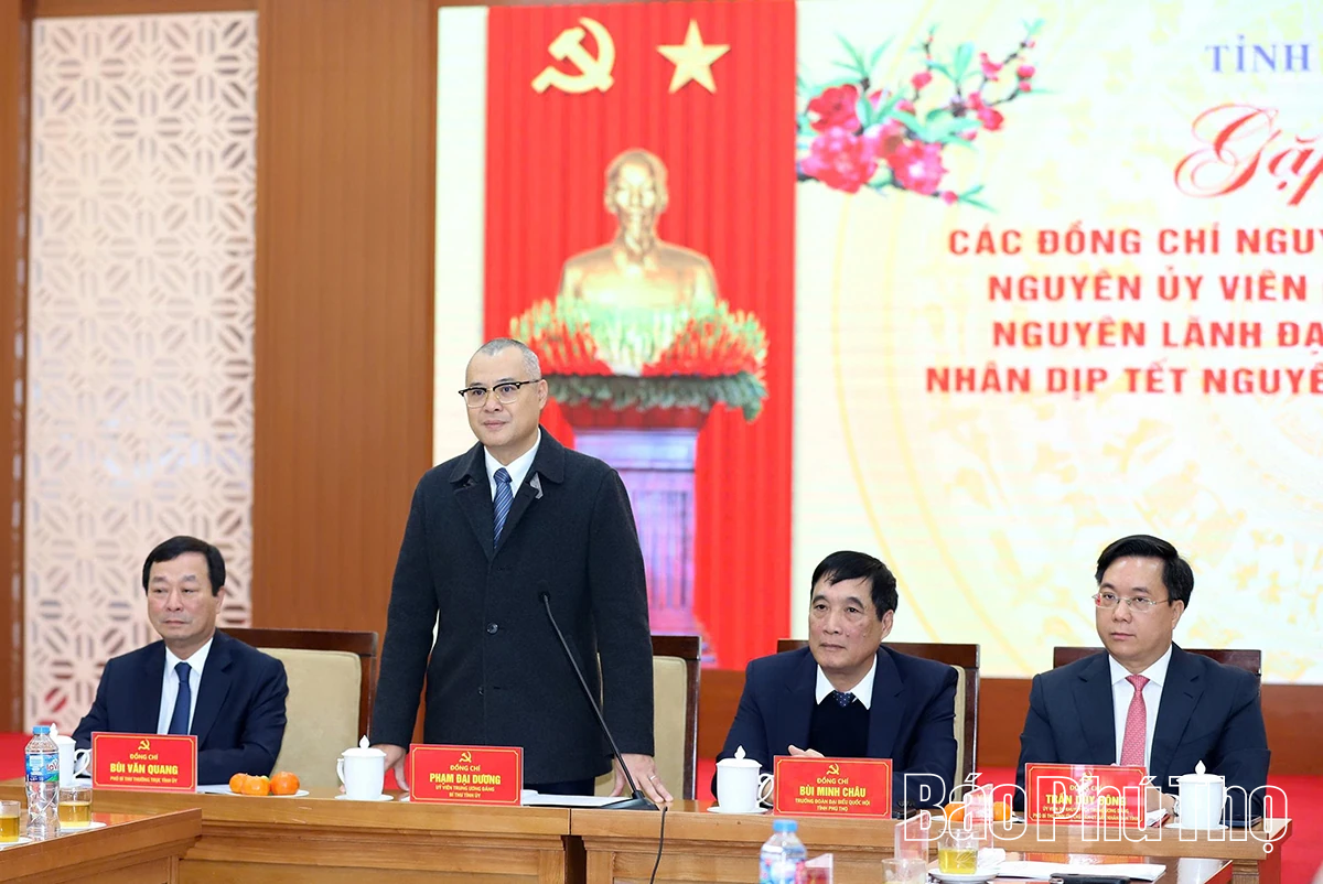 Tỉnh ủy Phú Thọ gặp mặt nguyên lãnh đạo tỉnh qua các thời kỳ
