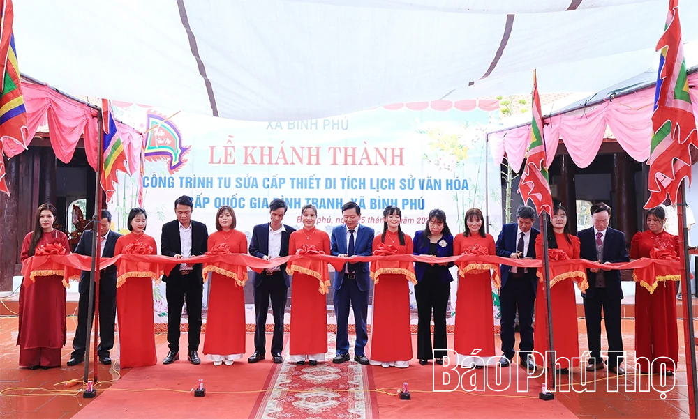 Khánh thành công trình tu sửa Di tích lịch sử văn hóa cấp quốc gia Đình Tranh