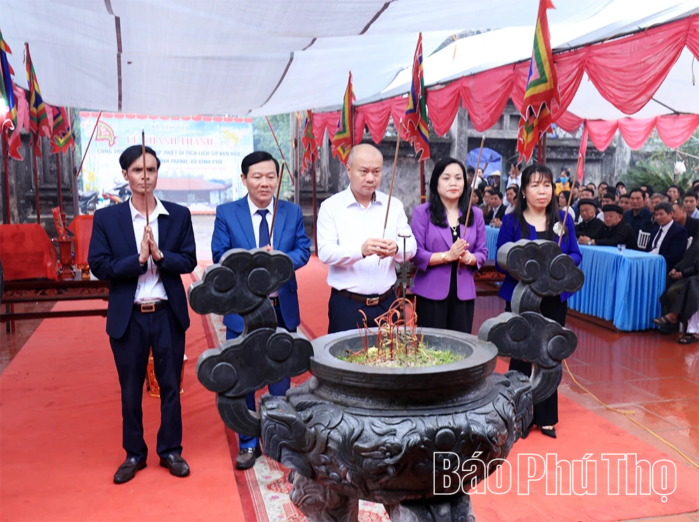 Khánh thành công trình tu sửa Di tích lịch sử văn hóa cấp quốc gia Đình Tranh