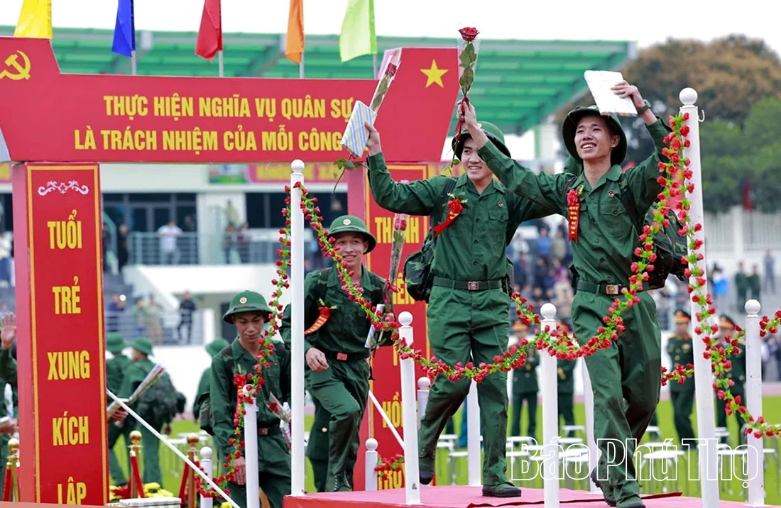 Ngày hội tòng quân trên quê hương Đất Tổ - Viết tiếp bản hùng ca