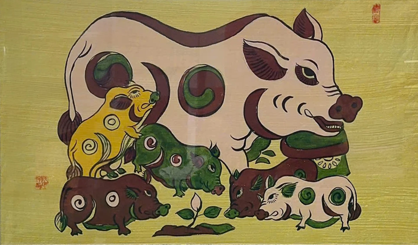 Giữ hồn dân tộc qua dòng tranh Đông Hồ tại Artnam Gallery