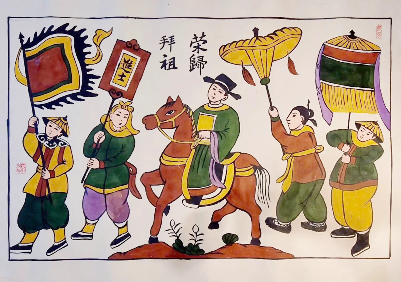 Giữ hồn dân tộc qua dòng tranh Đông Hồ tại Artnam Gallery