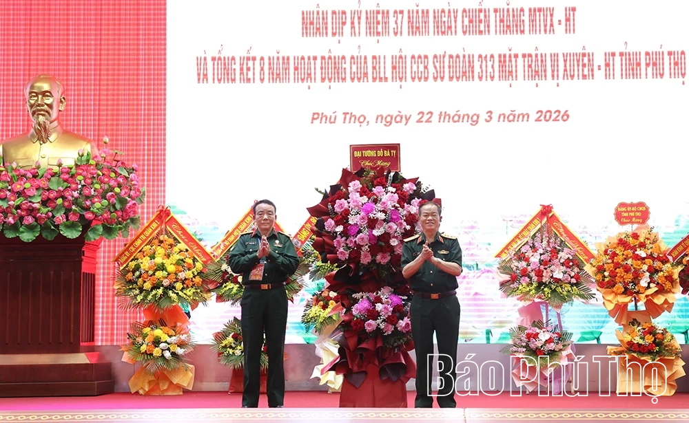 Gặp mặt Cựu chiến binh Sư đoàn 313 Mặt trận Vị Xuyên - Hà Tuyên tỉnh Phú Thọ