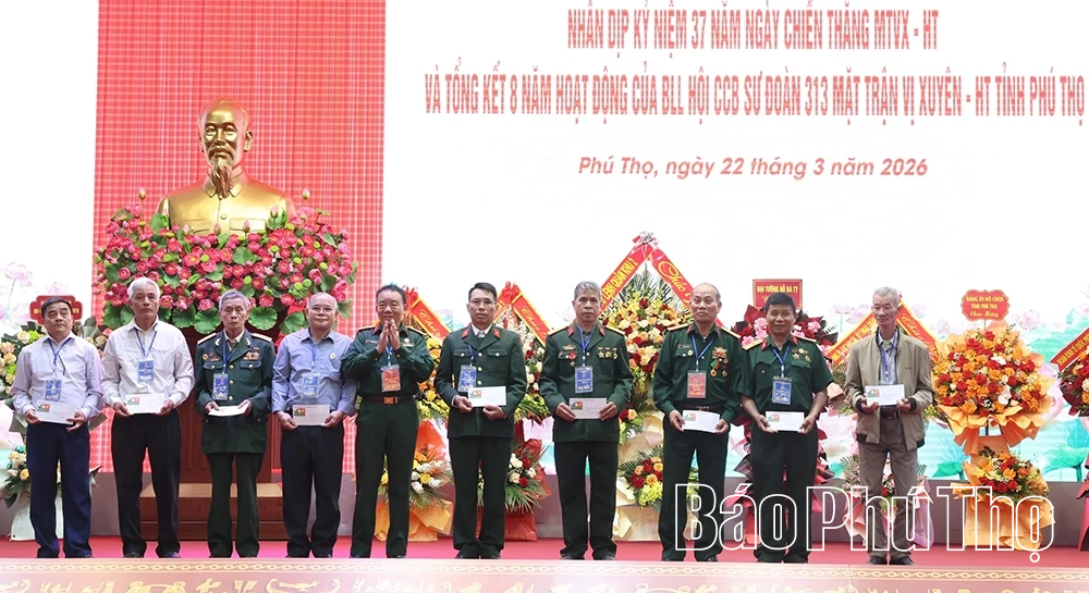 Gặp mặt Cựu chiến binh Sư đoàn 313 Mặt trận Vị Xuyên - Hà Tuyên tỉnh Phú Thọ