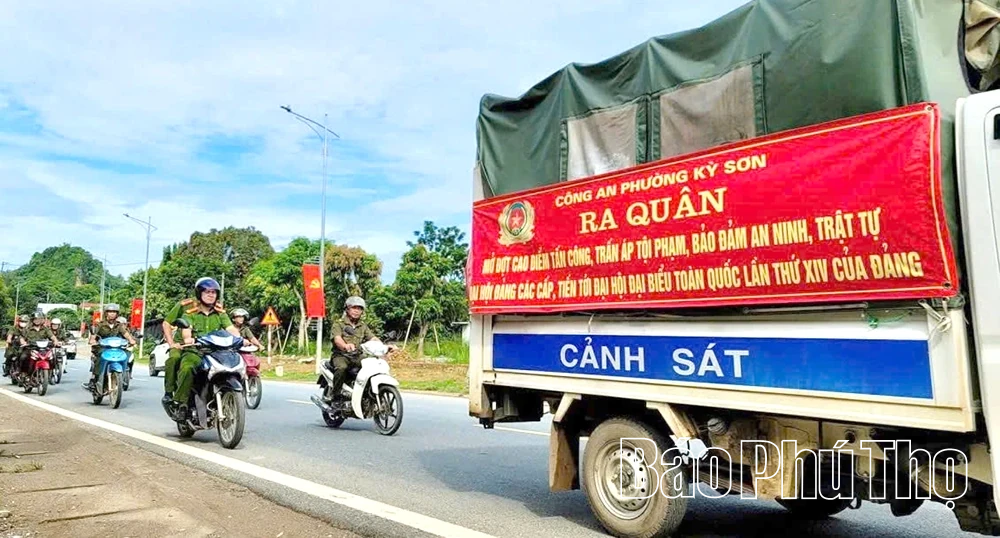 Công an phường Kỳ Sơn giữ vững an ninh trật tự cơ sở