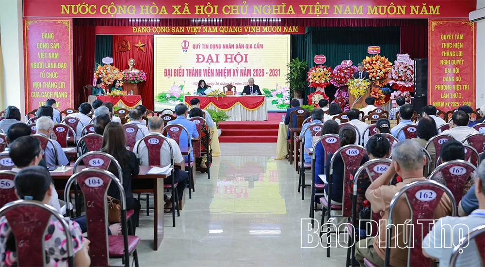 Đại hội đại biểu thành viên Quỹ Tín dụng nhân dân Gia Cẩm nhiệm kỳ 2026 - 2031
