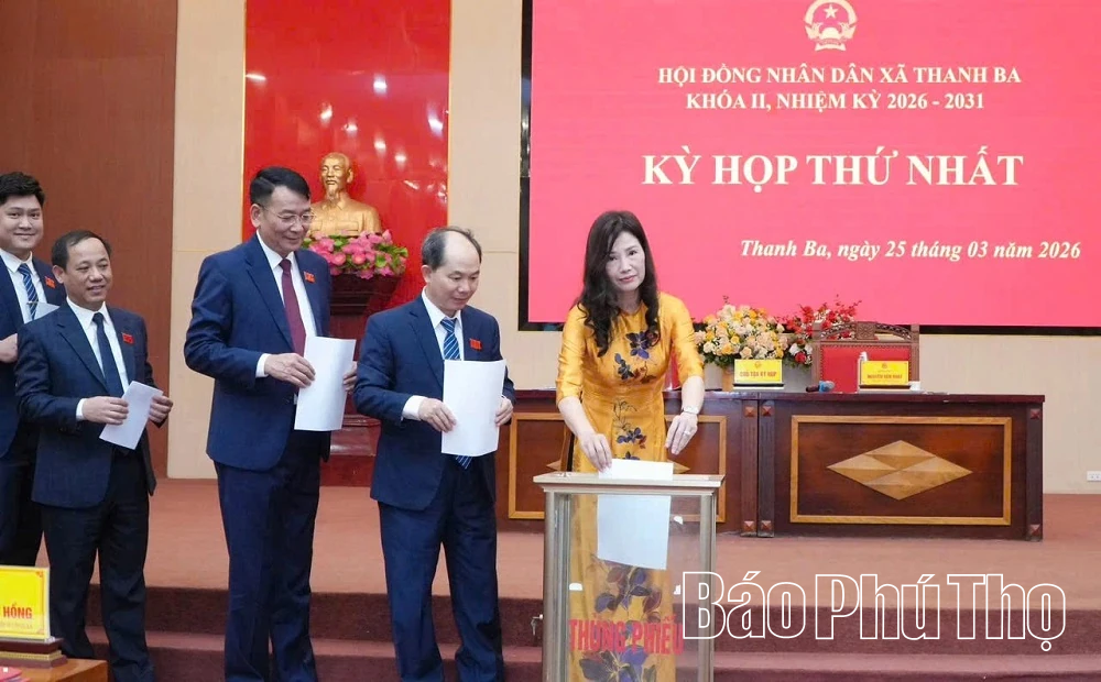 Kỳ họp thứ nhất HĐND xã Thanh Ba nhiệm kỳ 2026-2031