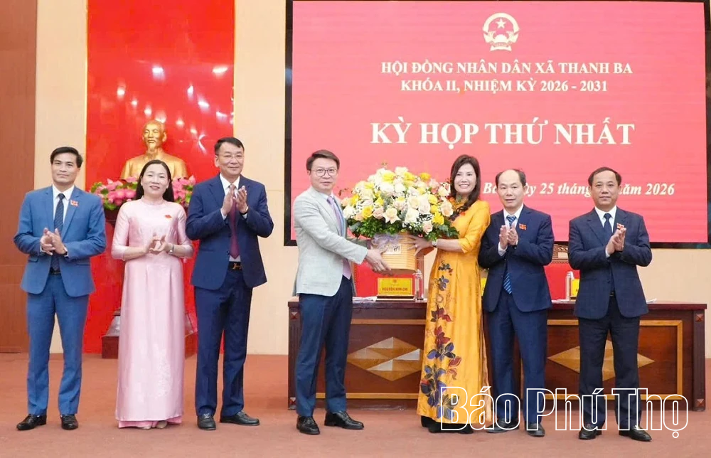 Kỳ họp thứ nhất HĐND xã Thanh Ba nhiệm kỳ 2026-2031