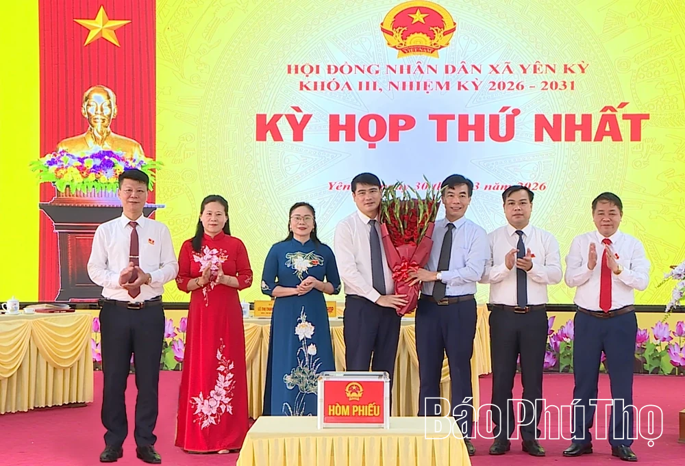 Kiện toàn các chức danh chủ chốt HĐND, UBND xã Yên Kỳ nhiệm kỳ 2026 - 2031