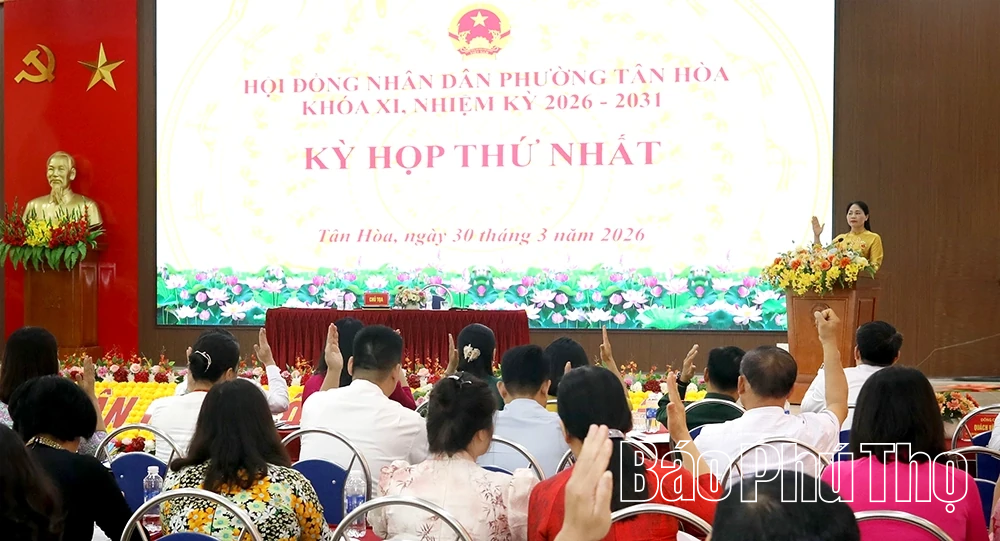 HĐND phường Tân Hoà tổ chức Kỳ họp thứ Nhất