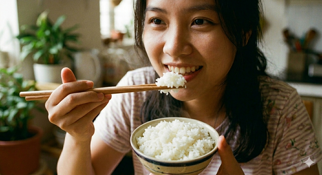 Cách ăn cơm giảm cân: Bí quyết cắt giảm calo mà không cần nhịn tinh bột- Ảnh 1. Cách ăn cơm giảm cân: Bí quyết cắt giảm calo mà không cần nhịn tinh bột