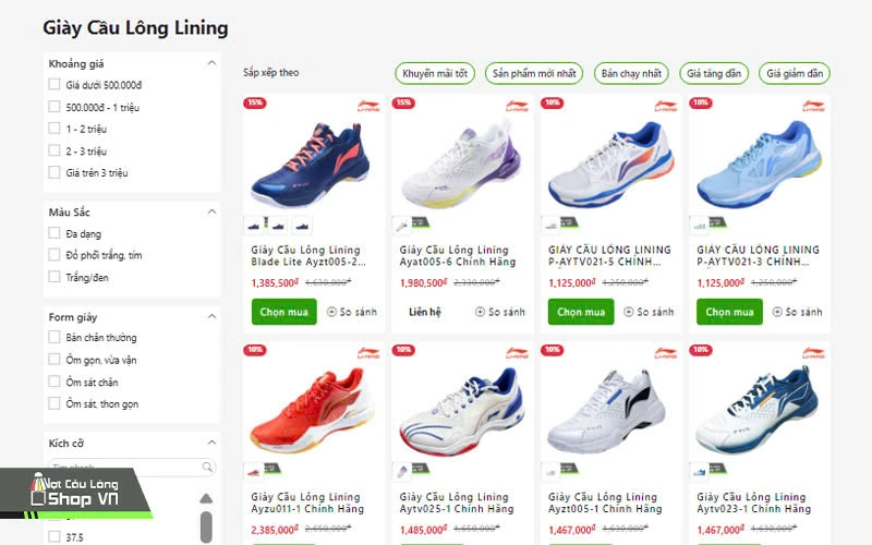 Vợt Cầu Lông Shop và hệ sinh thái sản phẩm chính hãng