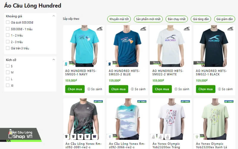 Vợt Cầu Lông Shop và hệ sinh thái sản phẩm chính hãng