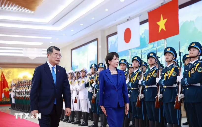 Thủ tướng Lê Minh Hưng chủ trì Lễ đón chính thức Thủ tướng Nhật Bản