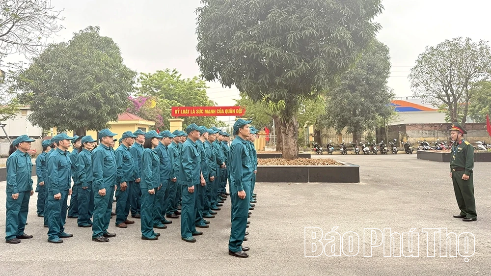 Chính quy hóa công tác quân sự, quốc phòng từ cơ sở