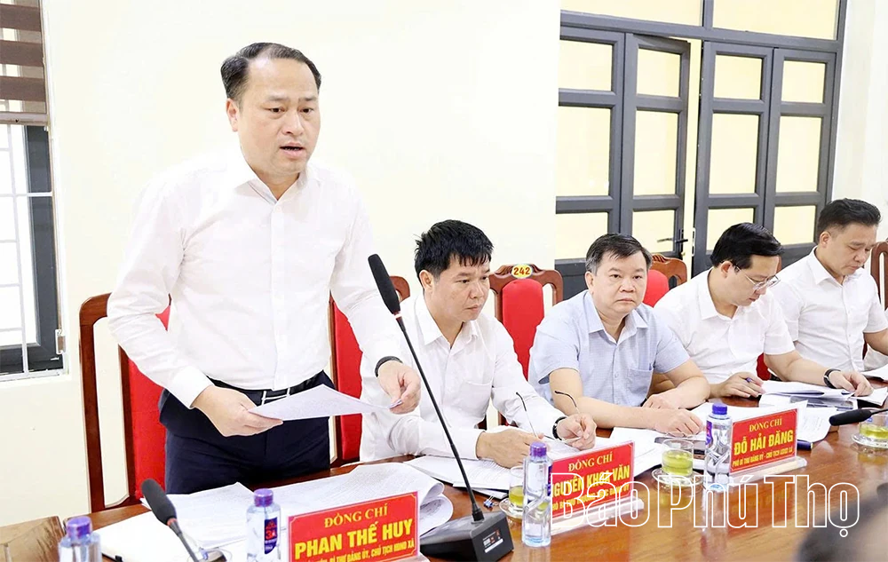 Thông qua dự thảo kết quả giám sát các chuyên đề đối với Ban Thường vụ Đảng ủy hai xã Liên Châu và Nguyệt Đức