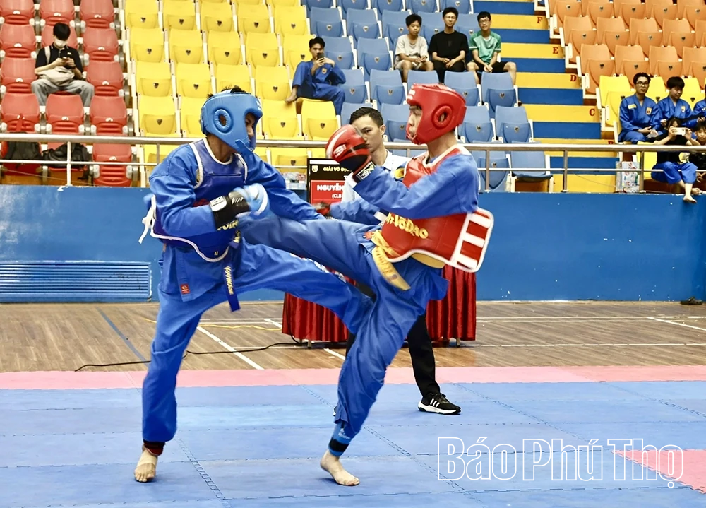 Gần 100 vận động viên tham gia Giải vô địch Vovinam các câu lạc bộ tỉnh Phú Thọ