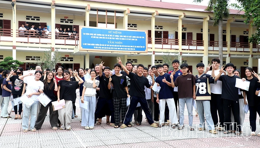 Thầy và trò trường miền núi Yên Lập tự tin bước vào kỳ thi tốt nghiệp THPT