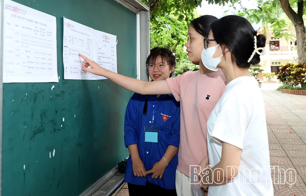 Thầy và trò trường miền núi Yên Lập tự tin bước vào kỳ thi tốt nghiệp THPT
