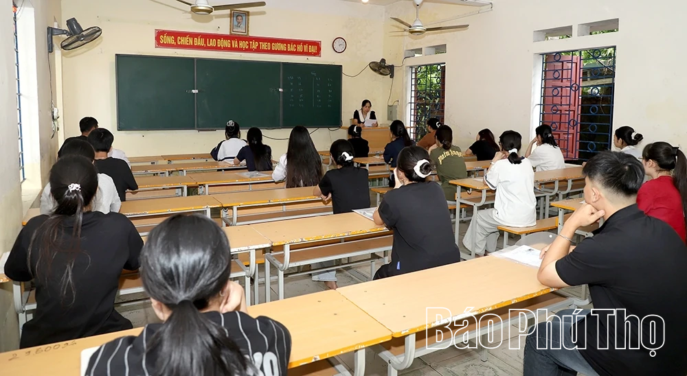 Thầy và trò trường miền núi Yên Lập tự tin bước vào kỳ thi tốt nghiệp THPT