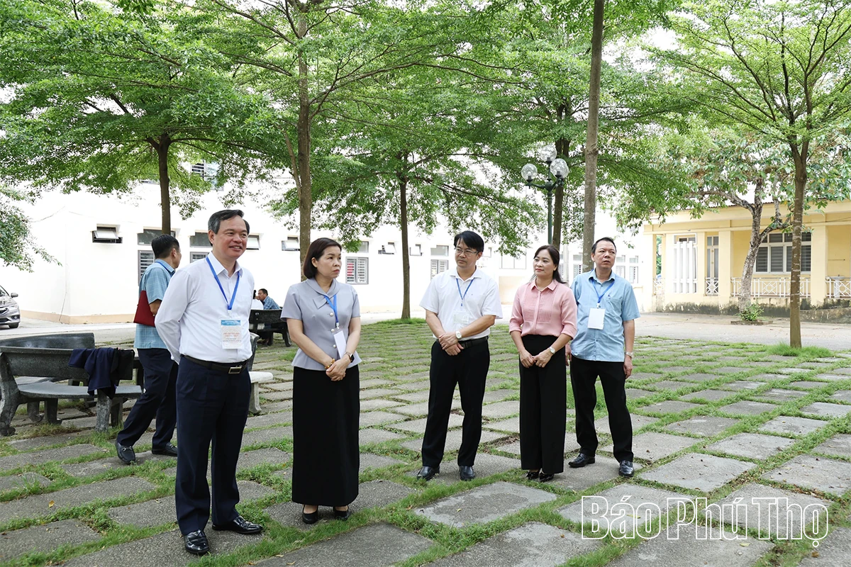 Kiểm tra công tác tổ chức Kỳ thi tốt nghiệp THPT năm 2026