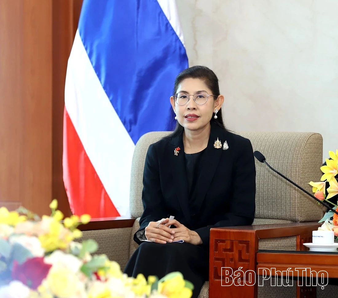 Bí thư Tỉnh ủy Phạm Đại Dương tiếp Đại sứ Vương quốc Thái Lan tại Việt Nam