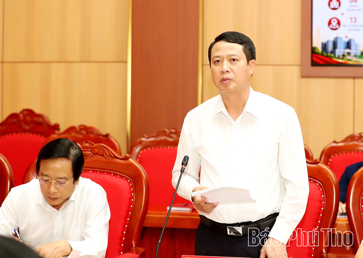 Xây dựng hệ thống chính trị tinh gọn, hiệu lực: Nhiệm vụ trọng tâm và giải pháp căn cơ của Ngành Tổ chức xây dựng Đảng Phú Thọ