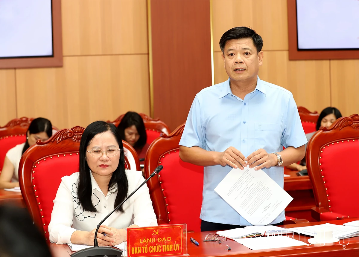 Xây dựng hệ thống chính trị tinh gọn, hiệu lực: Nhiệm vụ trọng tâm và giải pháp căn cơ của Ngành Tổ chức xây dựng Đảng Phú Thọ