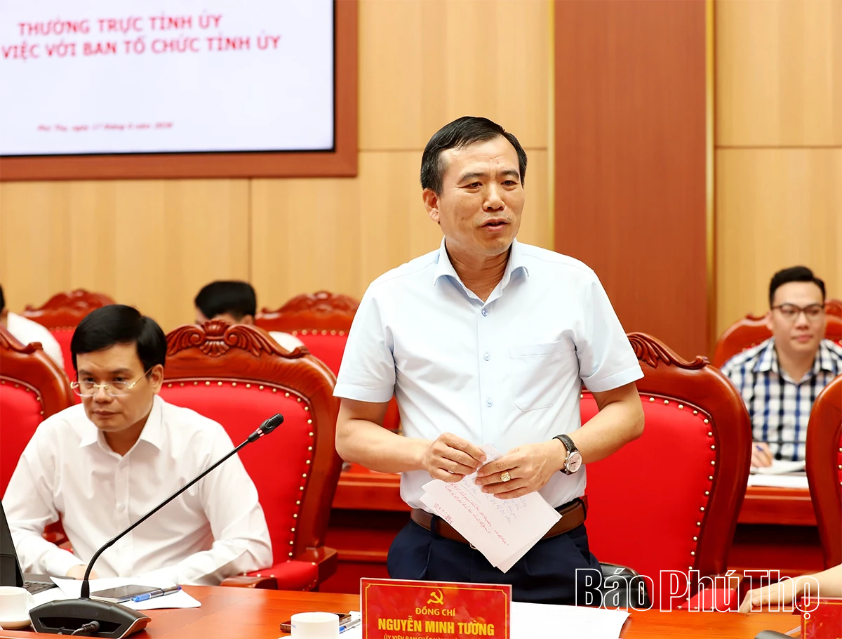 Xây dựng hệ thống chính trị tinh gọn, hiệu lực: Nhiệm vụ trọng tâm và giải pháp căn cơ của Ngành Tổ chức xây dựng Đảng Phú Thọ