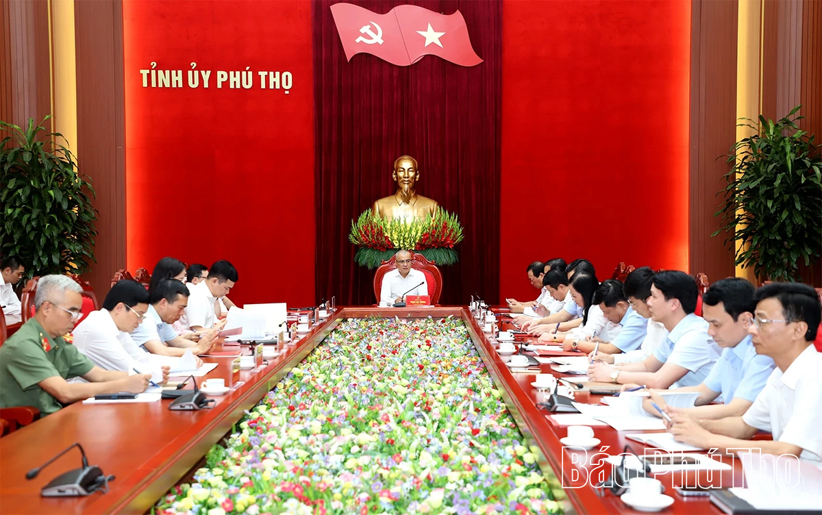 Xây dựng hệ thống chính trị tinh gọn, hiệu lực: Nhiệm vụ trọng tâm và giải pháp căn cơ của Ngành Tổ chức xây dựng Đảng Phú Thọ