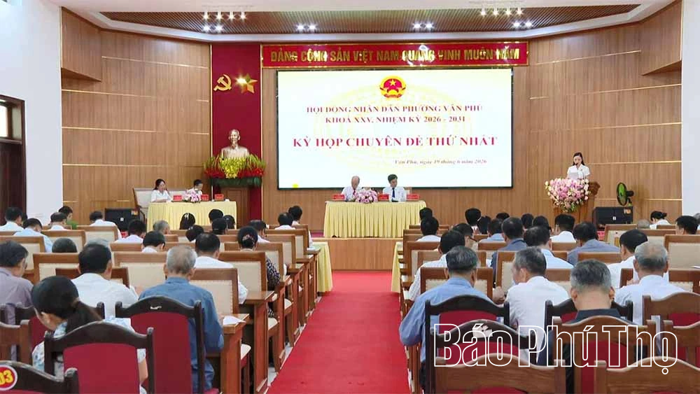 Kỳ họp chuyên đề lần thứ Nhất HĐND phường Vân Phú khoá XXV, nhiệm kỳ 2026-2031