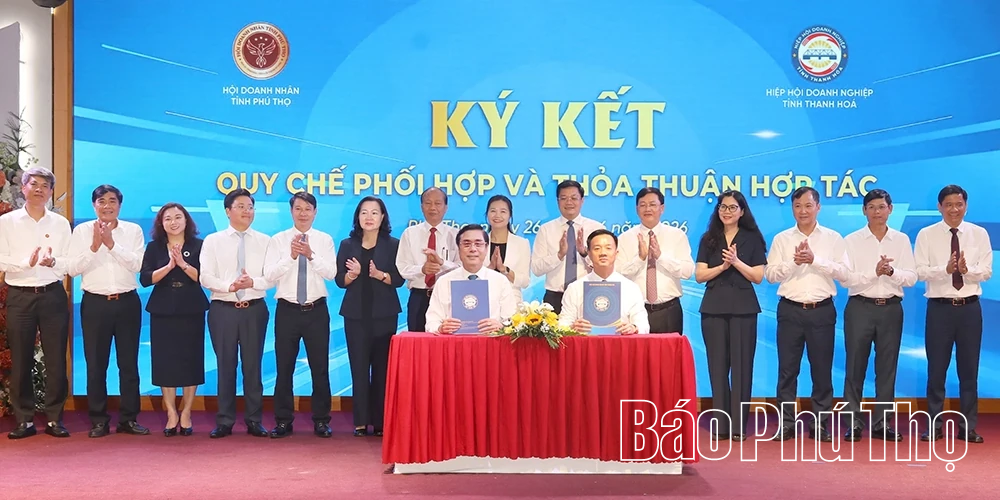 Xúc tiến thương mại và kết nối giao thương doanh nghiệp Thanh Hóa - Phú Thọ