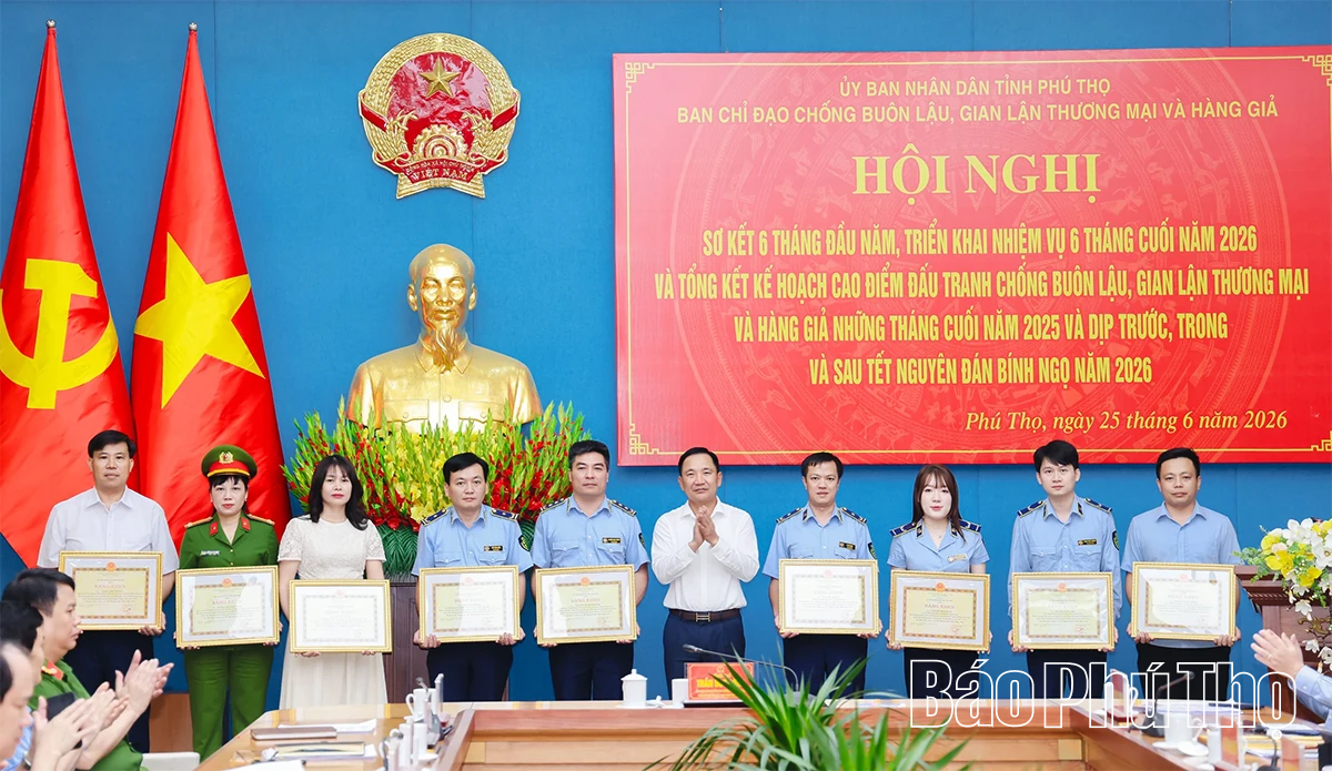 Sơ kết công tác chống buôn lậu, gian lận thương mại và hàng giả 6 tháng đầu năm