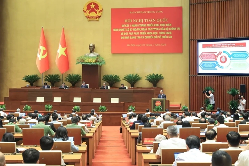Sơ kết 1 năm 6 tháng triển khai thực hiện Nghị quyết số 57-NQ/TW