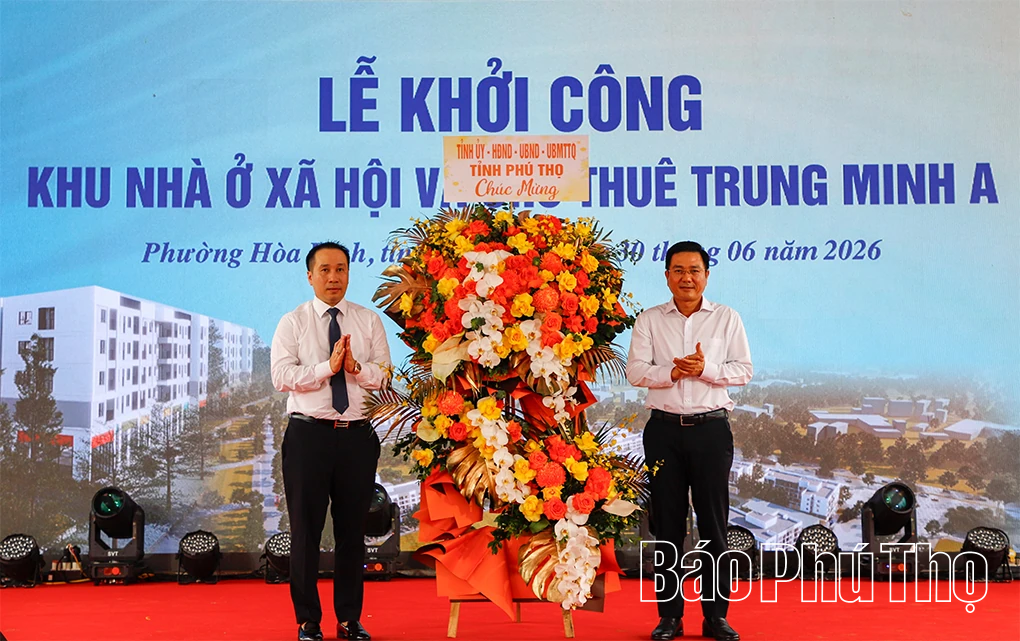 Khởi công Khu nhà ở xã hội gần 1.300 căn tại phường Hòa Bình