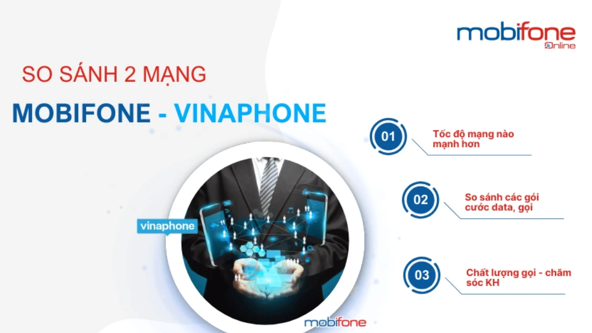 So sánh SIM mạng VinaPhone và SIM mạng MobiFone: nên chọn nhà mạng nào phù hợp?