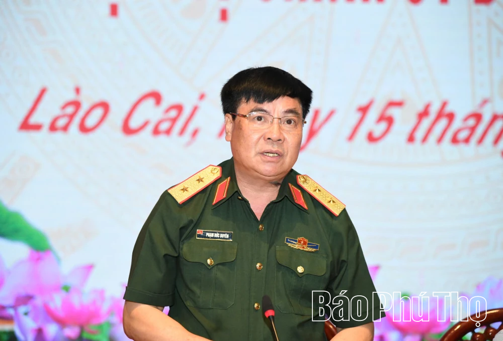 Thượng tá Lương Hoàng Giang được điều động giữ chức Chính ủy Bộ CHQS tỉnh Lào Cai