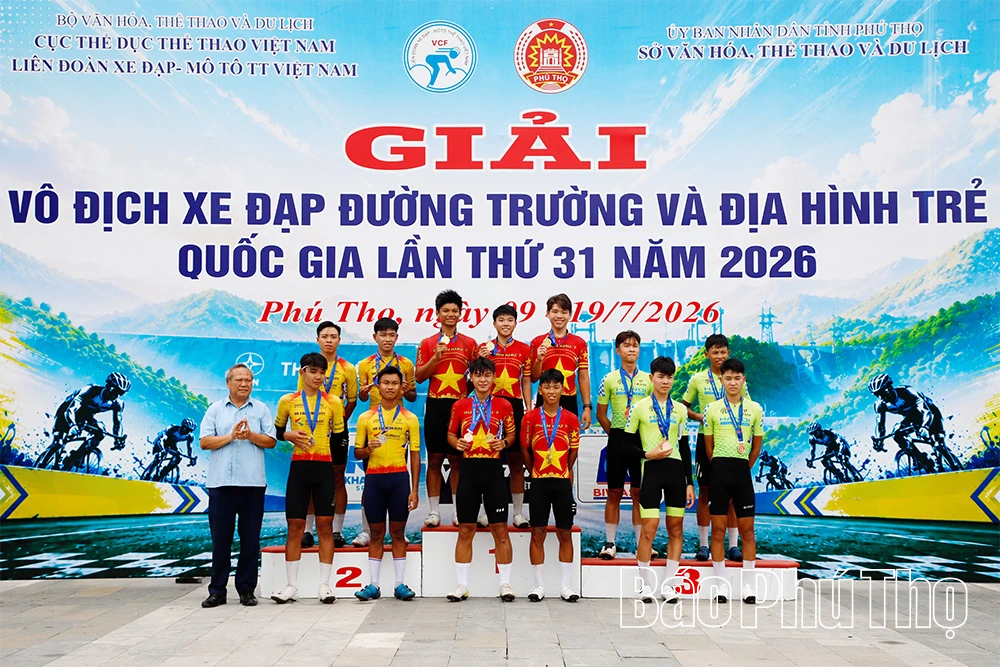 Bế mạc Giải Vô địch xe đạp đường trường và địa hình trẻ quốc gia lần thứ 31