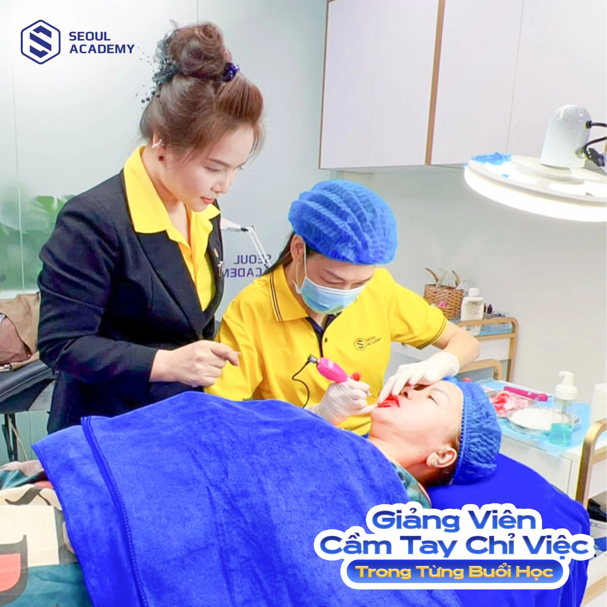 Khóa học Phun xăm thẩm mỹ tại Seoul Academy - Lựa chọn trở thành Master chuyên nghiệp