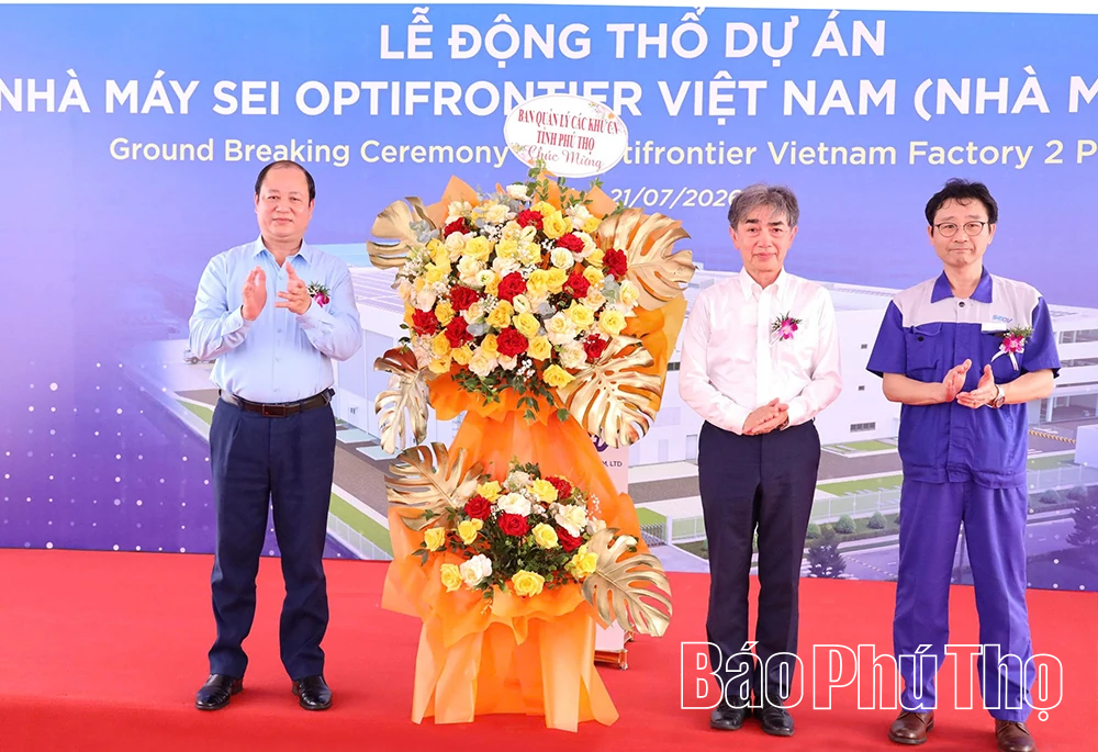 Doanh nghiệp Nhật Bản động thổ Nhà máy số 2, công suất 5 triệu sản phẩm/năm tại KCN Thăng Long - Vĩnh Phúc