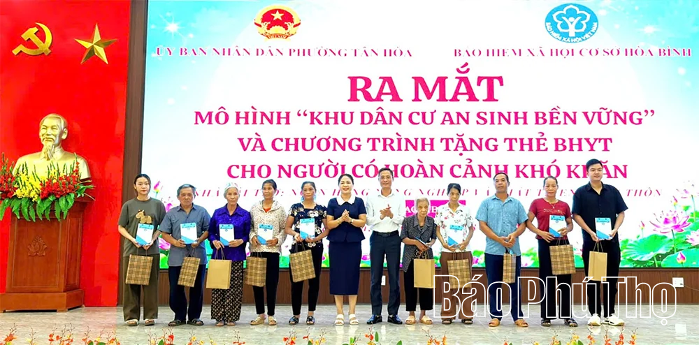 Ra mắt mô hình điểm “Khu dân cư an sinh bền vững”