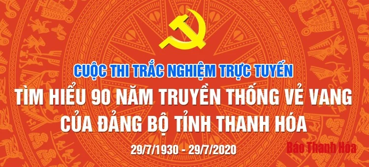 Thí sinh Lê Thị Dung đoạt giải Nhất tuần thứ hai, Cuộc thi trắc nghiệm trực tuyến “Tìm hiểu 90 năm truyền thống vẻ vang của Đảng bộ tỉnh Thanh Hóa”